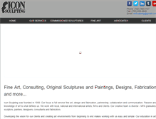 Tablet Screenshot of iconsculpting.com
